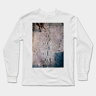 Excavation of the trail of Laetoli footprints. (E437/0040) Long Sleeve T-Shirt